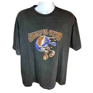 Grateful Dead 60th Anniversary Melted SYF Tee | XL | Black